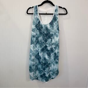 Sperry Mariner Blue Green White Nautical Sailor Rope Racerback Heritage Dress XS